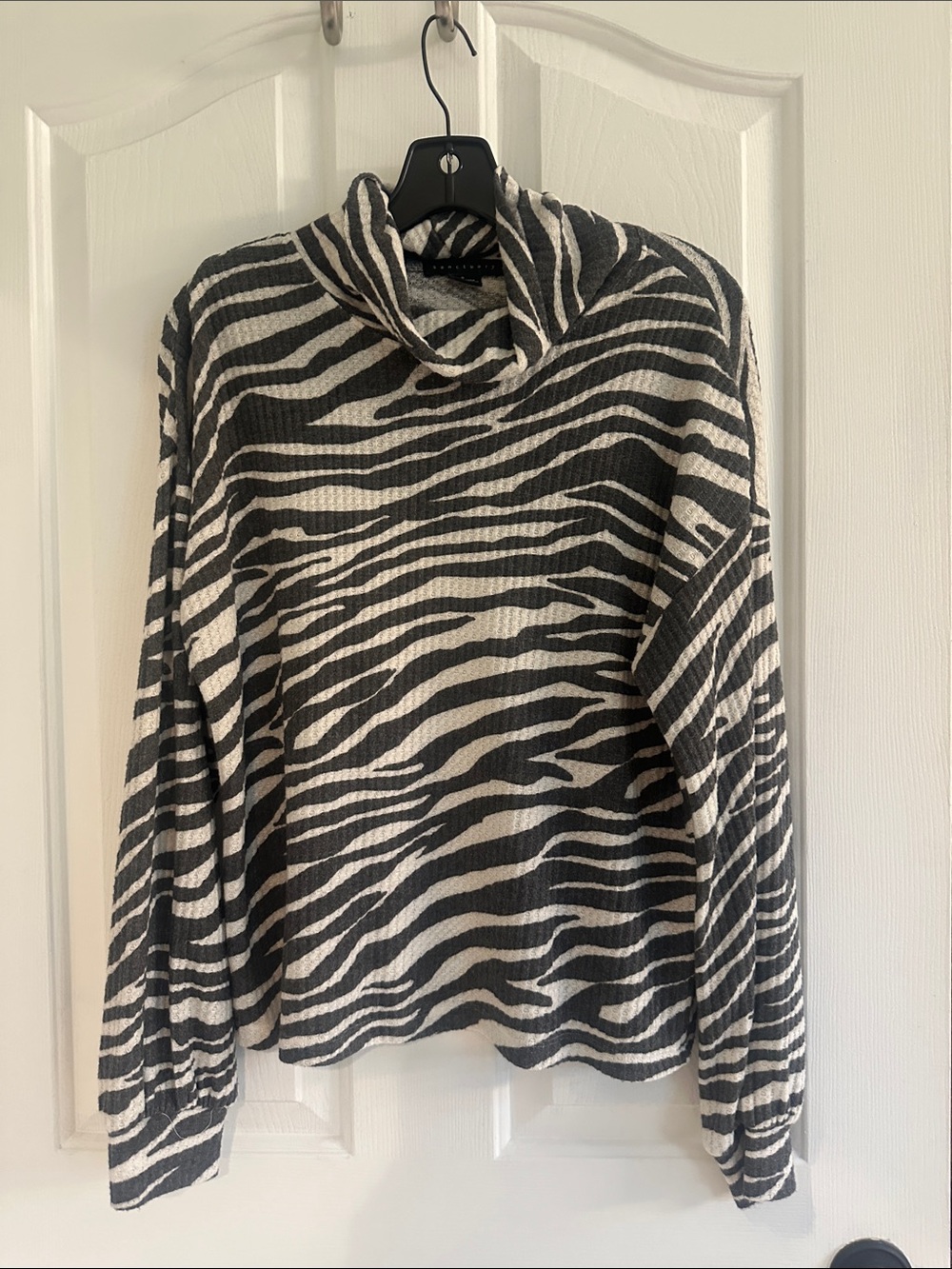 Anthropologie zebra top